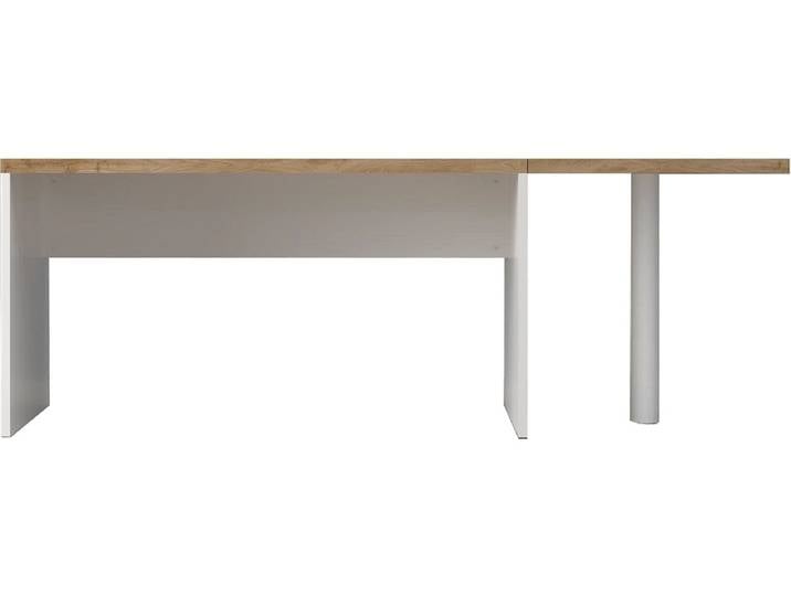 Eckplatte EASY OFFICE 68x68x74cm weiss lackiert