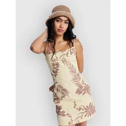 Roxy New Nostalgia Printed Kleid golden haze sweet mai Gr. S