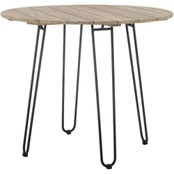 Bloomingville Molito Gartentisch Teak, Ø 90xH75 cm