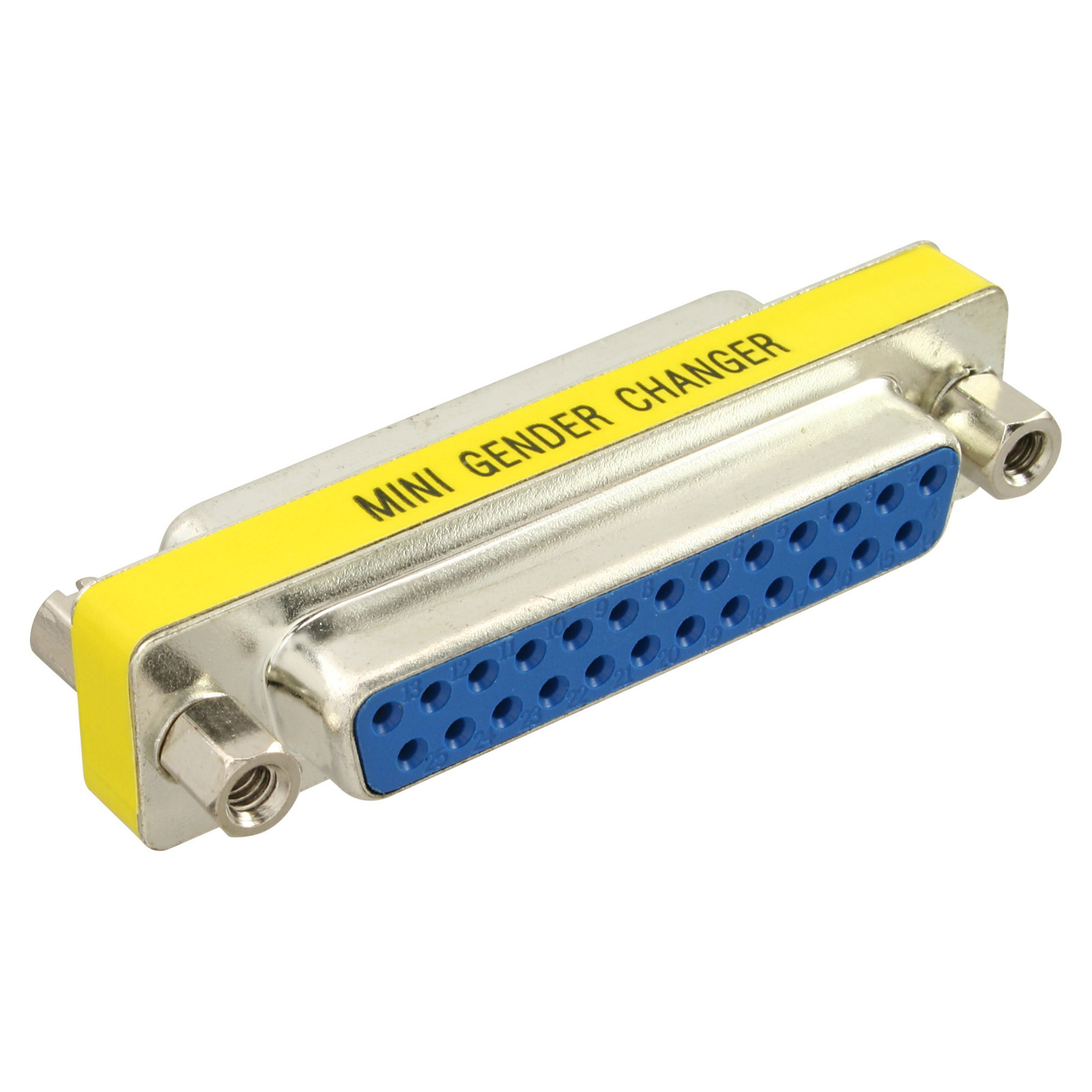 InLine 31124 Mini-Gender-Changer 25pol Sub D Buchse/Buchse