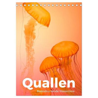 Quallen - Beeindruckende Wassertiere (Tischkalender 2027 DIN A5 hoch), CALVENDO Monatskalender
