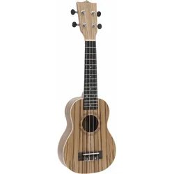 Dimavery UK-400 Ukulele Sopran "Zebrawood" (Sopran, Soprano), Ukulele