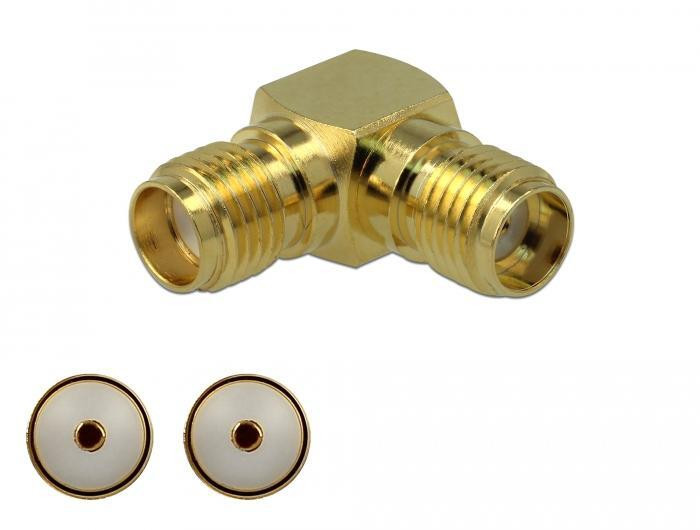 Delock 89964 SMA Vrouwelijke Connector 90° Hoek