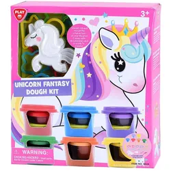 Play Einhorn-Ton-Set, 6 Tontöpfe