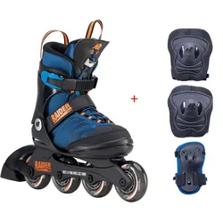 K2 RAIDER PRO Kinder Inline Skate 29-34 inkl. RAIDER PRO Schonerset - S