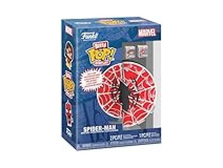 Funko Bitty Pop! Display: Spider-Man Web with Woman & Spider-Punk