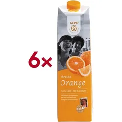 Gepa 6er-Pack Orangensaft »Merida« je 1 Liter