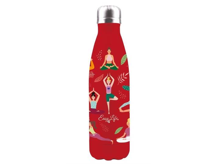 Trinkflasche Easy Life Rot Edelstahl 0.5 l