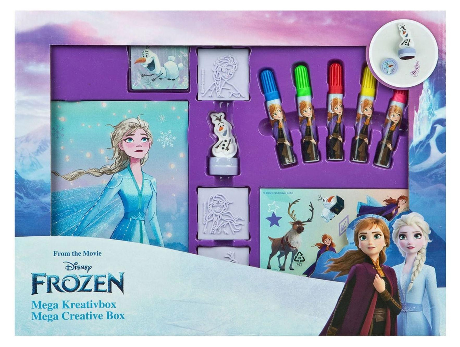 Disney Frozen Creatieve Set voor kinderen met knutsel- en verfmaterialen