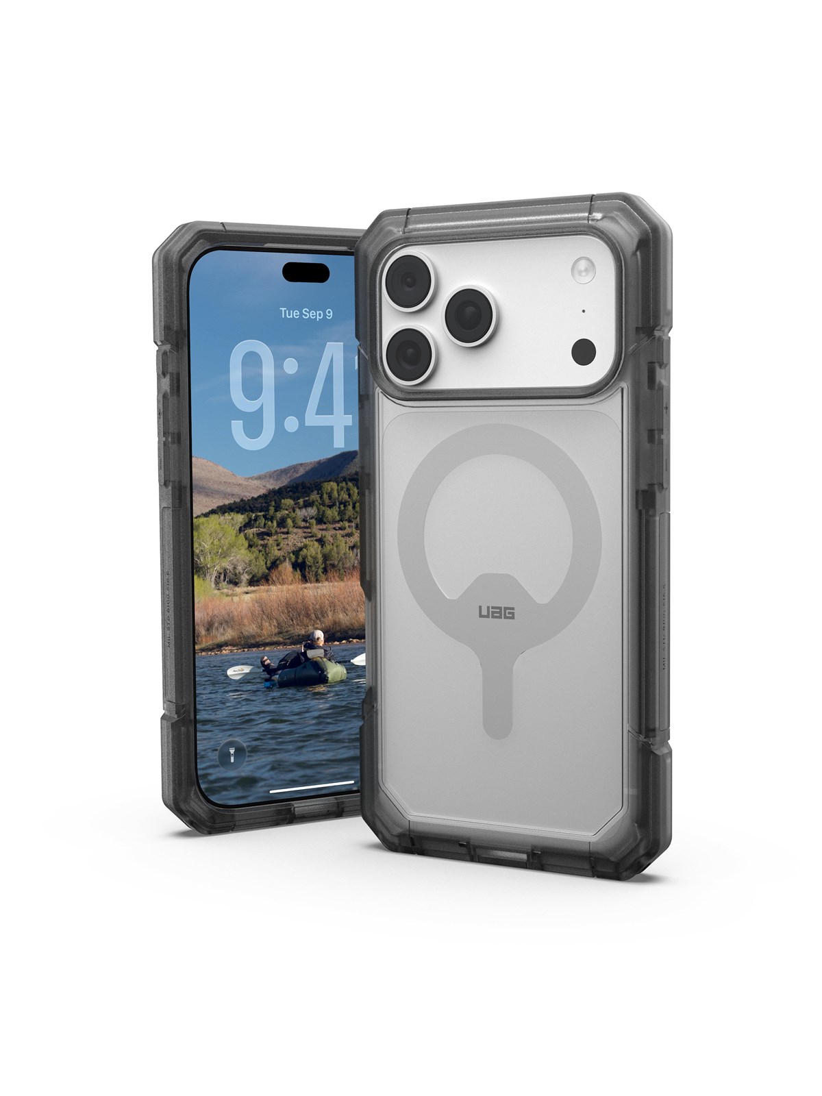 UAG Trooper MagSafe - clear/ash - iPhone 18 Pro Max/17 Pro Max