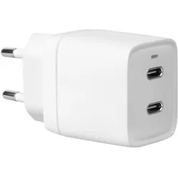 Avacom HomePRO 2 síťová nabíječka s Power Delivery se dvěma USB-C výstupy (40 W), USB Ladegerät, Weiss