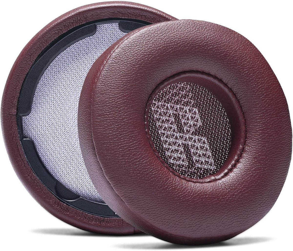 JBL LIVE 400BT / LIVE 460NC oorkussens van traagschuim met eiwitleer - Rood
