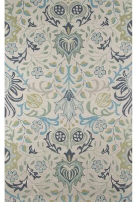 Momeni Newport Hand Tufted Wool Floral Area Rug.