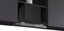 Siemens LJ65BCC60 Integrierte Designhaube 60cm Mattschwarz LED-Beleuchtung Drucktasten