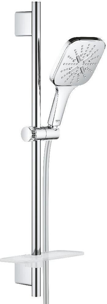 GROHE Rainshower SmartActive 130 douchestangset met 3 straalpatronen, Douchestang: 60 cm