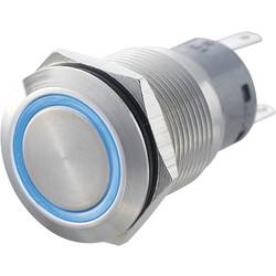 TRU COMPONENTS 701322 LAS1-AGQ-22ZE, BL Vandalismusgeschützter Druckschalter 250 V/AC 5 A 2 x Ein/Ein rastend Blau IP67 1 St.