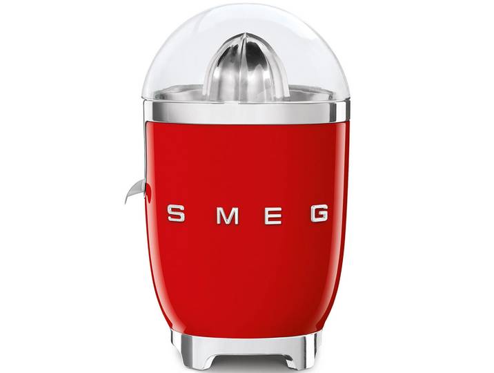Smeg Zitronenpresse, Schwarz, Metall, 16.6x28.1x16.6 cm, rutschfeste Gummifüße, Küchenzubehör, Küchenhelfer, Zitronenpressen