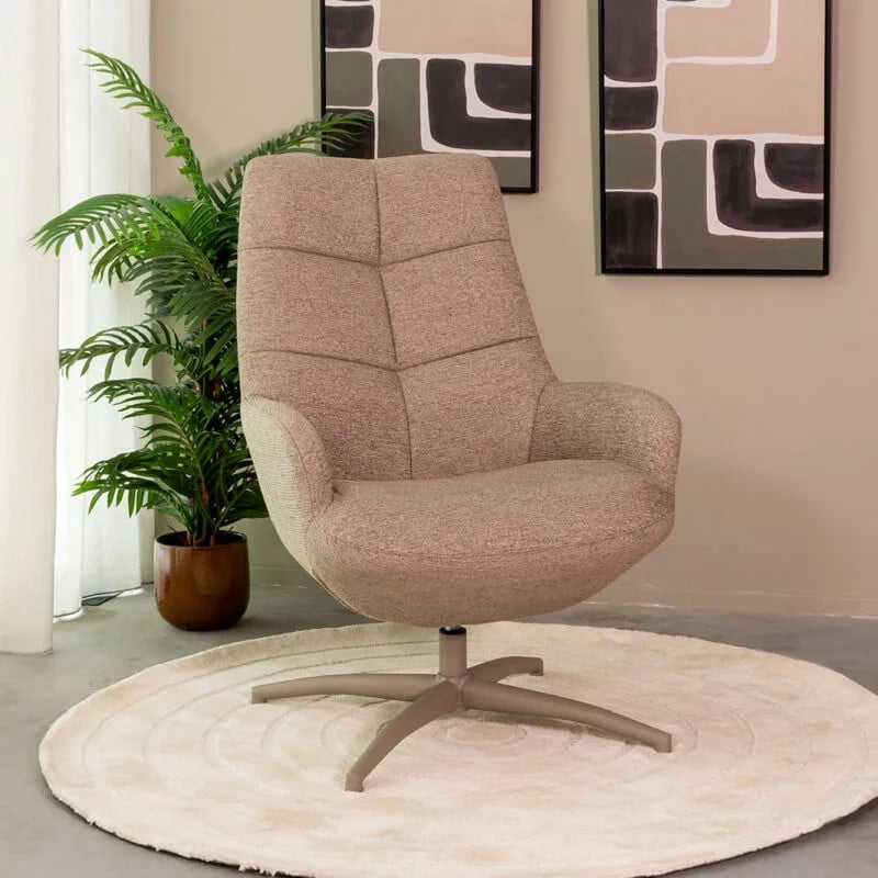 Label51 Fauteuil Winston Taupe Canyon