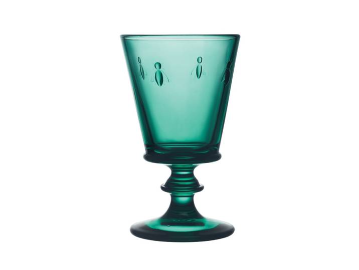 Lot de 6 verres à vin émeraude
