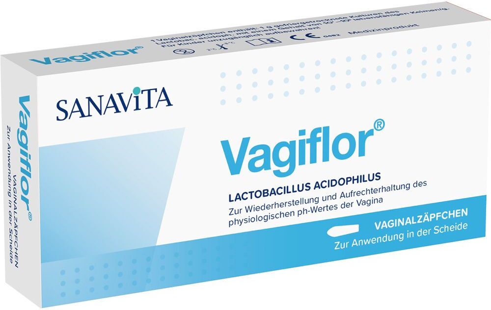 Vagiflor Vaginalzäpfchen 12 St Vaginalsuppositorien
