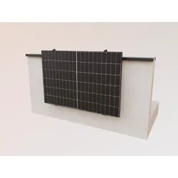 PV-BALKON 2A-1 - Montagesystem Balkon Typ 2A, 18-24 cm, 1 Modul, höhenverstellbar