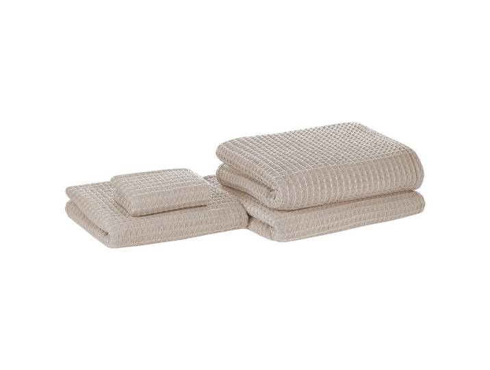 BADEHANDTUCH 4-teilig Beige Areora