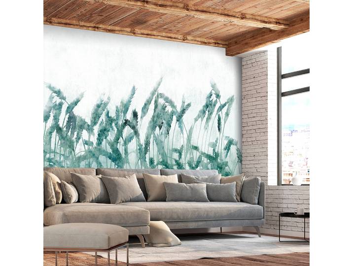 Papier peint intissé Blue Ears of Wheat 250 x 175cm 250 x 175 cm