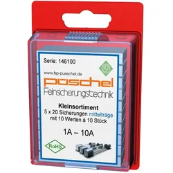 Püschel, Sicherung, Feinsicherungen SORTI02MB SORTI02MB Feinsicherung (Ø x L) 5 mm x 20 mm