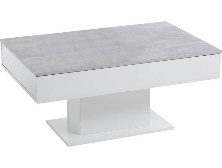 FMD Couchtisch Avola, mit Stauraum unter der verschiebbaren Tischplatte, 100 x 80 cm