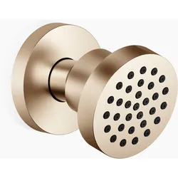 Dornbracht Seitenbrause ohne Mengenregulierung, Durchfluss 7 l/min, 28528979-27, Farbe: Light Gold gebürstet