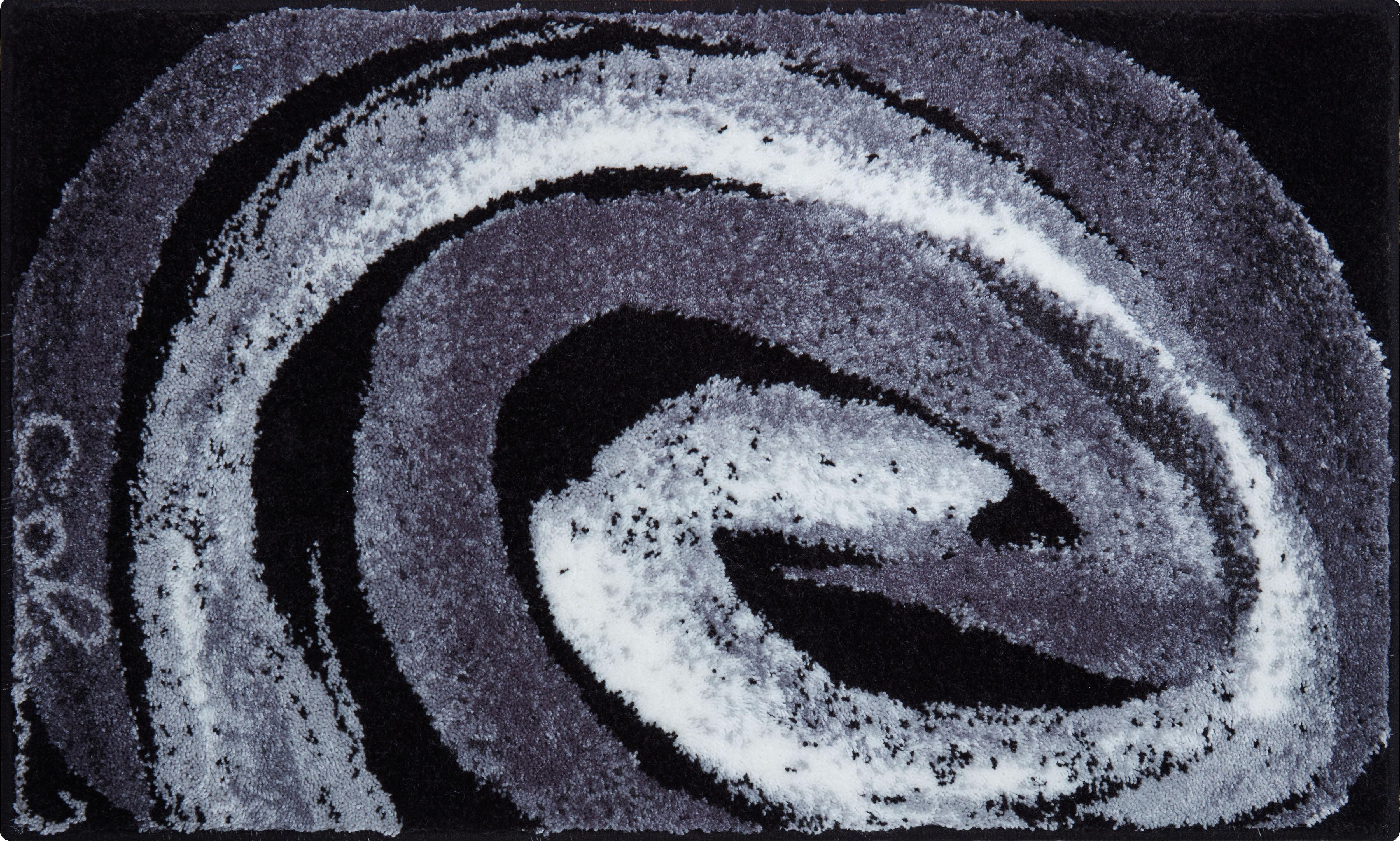 Badematte COLANI "Colani 42" Gr. 1, grau, H:24mm, Kunstfaser, Badematten, Badematte