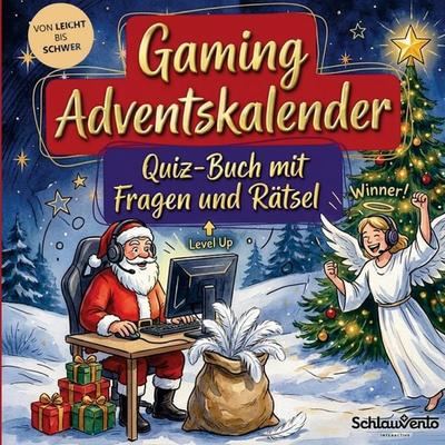 Gaming-Adventskalender: Quiz-Buch mit Fragen und Rätsel