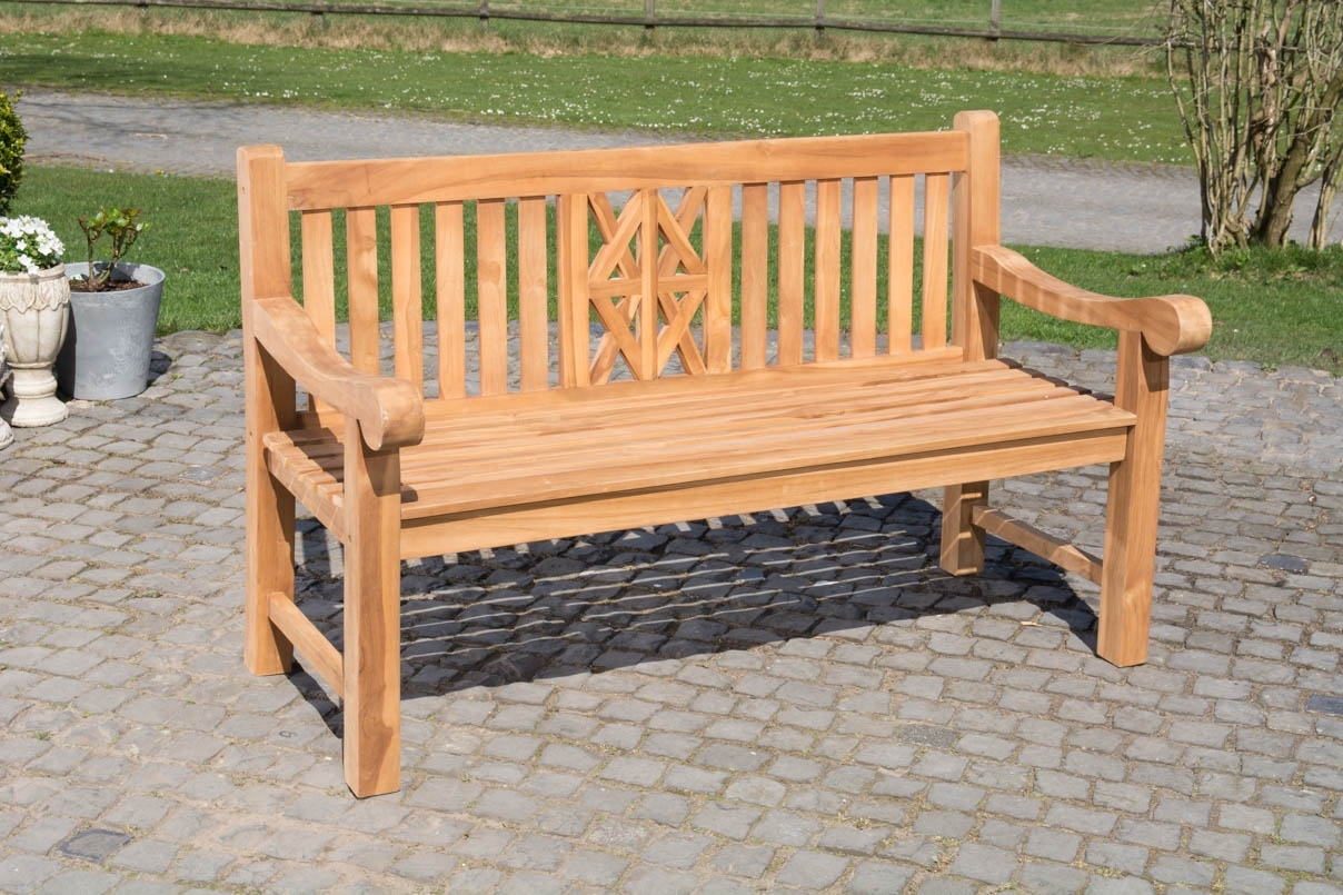Teakbank HLO-CP3 120 cm teak