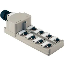 Weidmüller Sensor/Aktor-Passiv-Verteiler, Elektronikkabel + Stecker, Grau