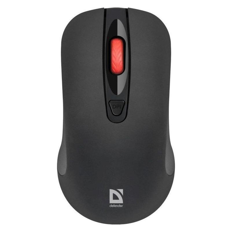 Defender Mysz Nexus Ms-195 Rf Silent Czarna (Kabellos) (52195)