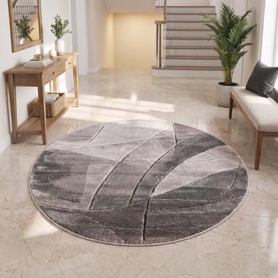 MDA Rugs Urben Veil Collection Abstract Beige/Green Modern Area Rug