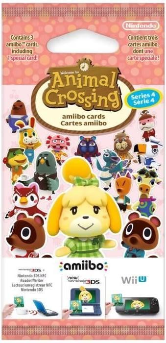 Nintendo Amiibo Cards Animal Crossing Series 4 met 3 kaarten inclusief 1 speciale kaart