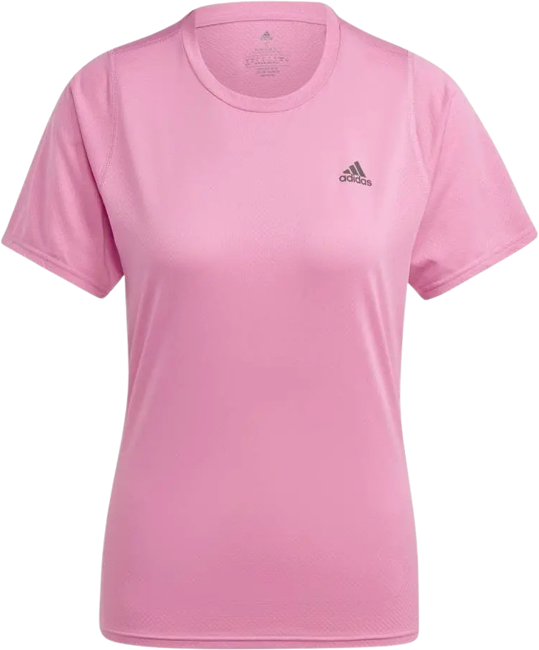 Adidas Run Icons Running Laufshirt Damen Rosa Gr. L