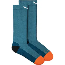 Salewa, Herren, Sportsocken, Mountain Trainer Merino Socken (42 - 44), Türkis, Blau