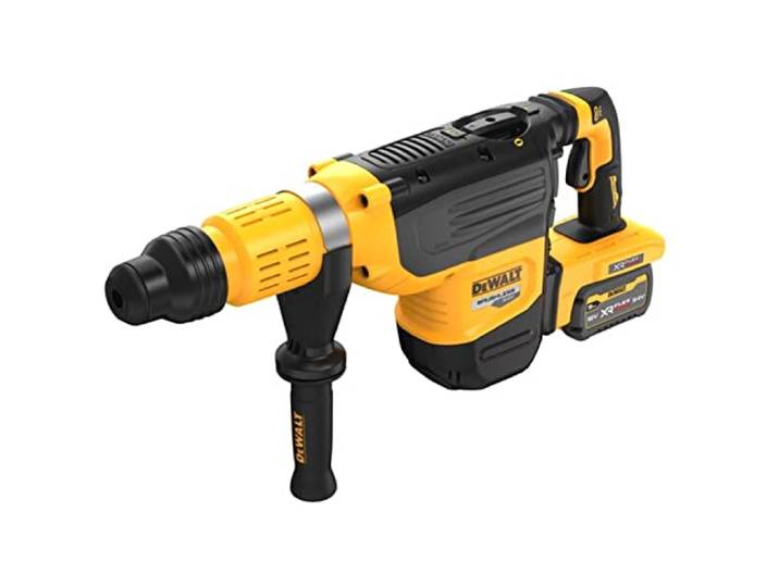 DEWALT DCH775X2-QW - Martillo Electroneumático sin escobillas XR FLEXVOLT 54V SDS-Max 10kg 52mm 19\,4J 2 Modos con 2 baterías 54V/18V Li-Ion 9Ah y maletín