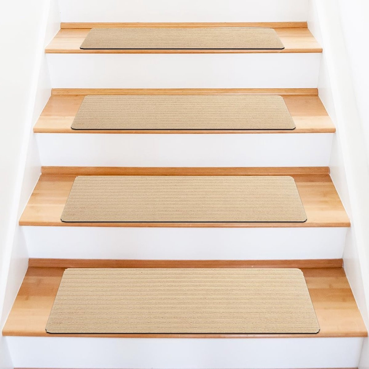Antislip Trapmatten voor Binnen - Wasbaar en Herbruikbaar - Beige
