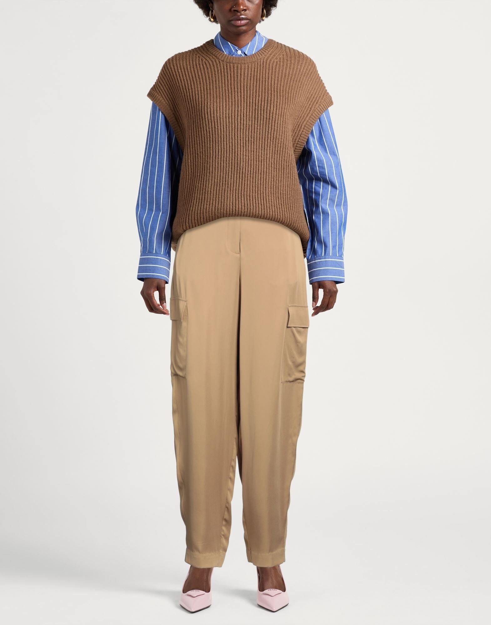 Joseph Pantalones Mujer Camel 38 Mujer