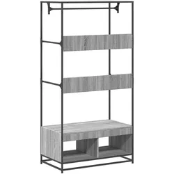 vidaXL, Garderobe + Kleiderstange, Lila