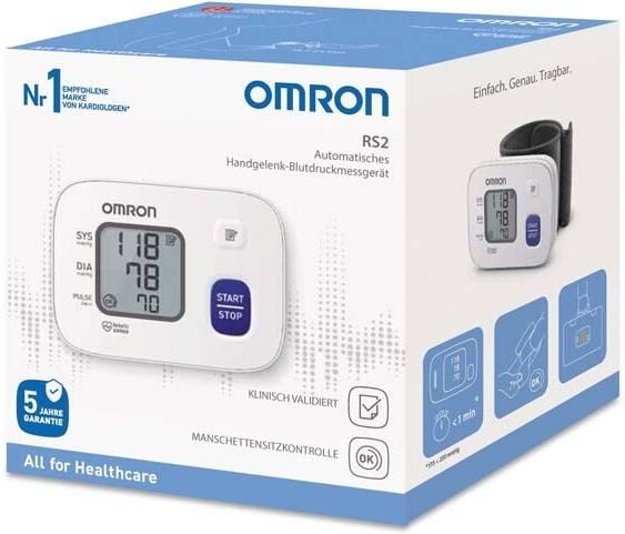 Omron RS2 Handgelenk Blutdruckmessgerät Hem-6161-D 1 St Gerät