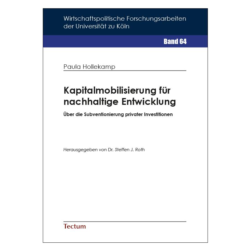 Tectum Kapitalmobilisierung für nachhaltige Entwicklung (Deutsch, Paula Hollekamp, 2018) (55971078)