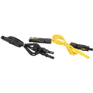Benning Messleitung 11005076, PV-Messleitungsset mit Y-Adapter, MC4 Steckverbinder