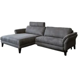 ECKSOFA MIT MOTORISCHER RELAXFUNKTION MALTA Grau Webstoff Relaxfunktion