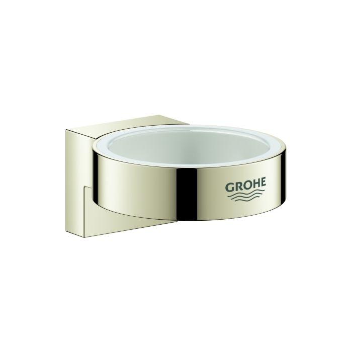 Grohe Selection Halter 41027BE0 nickel poliert, für Glas und, Seifenspender