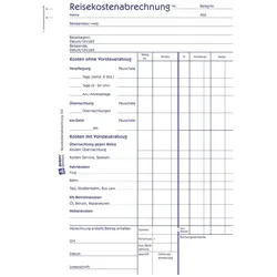 Avery, Formular, Formularbuch Reisekostenabrechnung