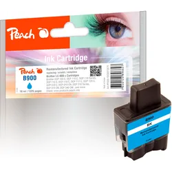 Peach Tintenpatrone cyan kompatibel zu Brother LC-900C